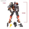 Игрушки-трансформеры Роботы-трансформеры TH01 Toys La Hire Thunder DX9 K3 Rodimus Hot RodФигурка Деформация робота Автомобиль Сплав Аниме Модель Подарки yq240315