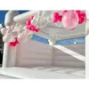 Moonwalk branco inflável bouncer salto casamento castelo bouncy crianças adultos pvc comercial bounce casa jumper 10x10ft para diversão ao ar livre