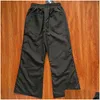 Pantaloni da uomo Hellstar Pantaloni casual in nylon con bottoni Nero Designer Alta qualità Woemn Uomo Jogger Moda Hip Hop Long Lovers Street Drop Deli Otq4K