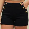 Damesshorts Broeken voor dames Modieuze effen kleur Eenvoudige stijl Kleding Casual hoog getailleerde zomerbroeken voor dames