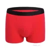 Unterhosen Lange elastische Boxer für Mann Baumwolle Herren Höschen Familiendruck Boxershorts Herren vorne offen Unterwäsche Sexy männliche Shorts