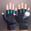 Mode-Body Building Training Gewichtheffen Handschoenen Voor Mannen Vrouwen Workout Halve Vinger Fitness Oefening Gym Fitness GYM Handschoenen Mitt232i