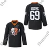 Herren #69 Shoresy Jersey Sommer Weihnachten TV-Serie Hockey-Trikots genäht Größe S-XXXL