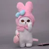 Wholesale Plush Keychains Shark Cats Kuro mi Kawaii 18Cm Plush Soft Pendent Cute Toys Christmas Birthday Gift For Kids 2024