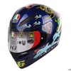 오토바이 헬멧 Fl Face Open Helmet Italy AGV Pista GP RR Rossi Carben Fiber Racecourse 라이딩 Yi Yuwd Drop Delivery Aut Mobiles Dhodr