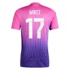 2024 Niemcy koszulki piłkarskie Fullkrug Hummels Kroos Gnabry Werner Draxler Reus Muller Gotze European Puchar Football Shirt Men Kit Kit Fan Dracz W9ir