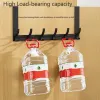 Rails Hooks Over The Door 5 Hooks Home Bathroom Organizer Rack Clothes Coat Hat Towel Hanger Bathroom Kitchen Accessories