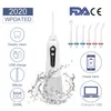 Oral Irrigator USB Rechargeable Water Flosser Portable Dental Water Jet 300ML Water Tank Waterproof Teeth Cleaner For Oral Care