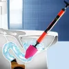 Setzen Sie Hochdruck Toilettenkolben -Silikon schnell nach Hause Toilette Ein Schuss Toilettenrohrklopfenkanalkanal Bagger Badezimmer