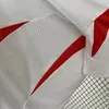 2024 voetbalshirt witte jersey sportheren T-shirt met korte mouwen uit trainingsuniform