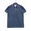 Marque d'été vêtements chemises de créateur hommes Polo décontracté mode serpent abeille impression broderie t-shirt haute rue hommes Polos