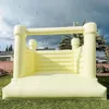 Casa di rimbalzo gonfiabile in PVC 3x3m (10x10ft) che salta bianco Castello gonfiabile Castelli buttafuori ponticello con ventilatore Per eventi nuziali, feste, giocattoli per adulti e bambini-R