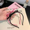 Hair Accessories Satin Ribbon Thin Headband Wash Face Y2k Bow Bowkont Korean Hairband Women Hoop