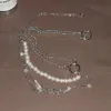 Catena di perle nappa di cristallo goccia catena in vita corpo cinghia diagonale gioielli casual 240311