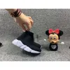 Speed Trainer Kinderschuhe Socke Schwarz Jungen Mädchen Sneakers Kinder Kid High Designer Trainer Jugend Kleinkind Schuh Weiß Rot Neon Hellrosa Blau Gelb Rose