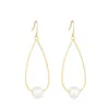 Boucles d'oreilles pendantes bijoux minimalistes MOMI perle goutte d'eau Aloha océan comme cadeau de plage pour fille