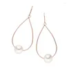 Boucles d'oreilles pendantes bijoux minimalistes MOMI perle goutte d'eau Aloha océan comme cadeau de plage pour fille