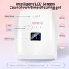 充電式UV LEDネイルランプ66Wコードレスネイルドライヤー用ゲルポリッシュ用プロのネイルアートマニキュアツールとサロン240315