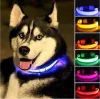 Collier LED en Nylon pour chien, sécurité nocturne, clignotant, lueur dans la nuit, laisse pour chien, colliers fluorescents lumineux, fournitures pour animaux de compagnie