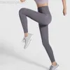 Desginer Lululemom Bras Lulummon w tym samym stylu ślad nago poczuj bez niezręczności nitkę wysoką talię Podnośnik Hip Elastic Sports