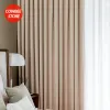 Cortinas 100% blackout para sala de estar, cortinas para quarto, veludo europeu, luxo, cozinha, lã, produto, janelas, pano de fundo, porta