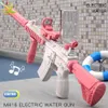 M416 Automatisk elektrisk pistol Summer Largecapacity Water Beach Outdoor Water Fight Swimming Pool Childrens Toys Gifts 240220