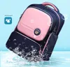 Okkid crianças sacos de escola para meninas bonito estilo coreano crianças rosa saco ortopédico mochila escolar para menino à prova dwaterproof água bookbag presente y26292151