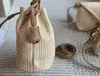 Luksusowa torba designerska torebka klasyczna literowa trawa trawna torba wiadra torba na ramię torba zakupowa liniowa torba plażowa duża torebka festiwalowa atmosfera