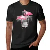 Canotte da uomo FlamingoCollage in acquerello e inchiostro T-shirt Abiti estivi Divertenti camicette T-shirt