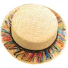 Berets Beach Straw Hat Hats استخدام الصيف استخدام عريضة لأشعة الشمس المنسوجة في الهواء الطلق Miss Wide Brim