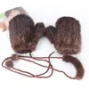 Russische Dames Echt Nertsen Bont Handschoenen Mooie Dames Nertsen Bont Handschoenen Outdoor Winter Warm Zacht Gebreid 100% Natuurlijk Bont wanten 201021277d