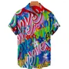 Męskie koszulki 3D Floral Social Eleganckie Eleganckie Wzory malarstwa koszuli dla fitness Mężczyzn Mężczyzn Odzież Literatura i grafika szaty sztuki