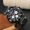 188 New Carl F. Bucherer Luxury Men's Multifunktionella tidskod Klocka Casual Fashion Clock High Beauty Gift Waterproof Quartz Watch