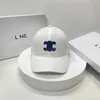 Designer kwaliteit hoge designer hoed geborduurde baseball cap vrouwelijke zomer casual casquette honderd nemen zonwering zonnehoed ML6F I15V