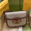 crossbodytas designer tas zadeltas met paardengesp voor dames koeienhuid retro enkele schouder crossbody onderarmtas casual en trendy damestas