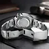 Quartz de la mode de marque Qingxiya Brand Watch pour hommes en acier inoxydable étanche lumineux datte pour hommes Relogio masculino 240227