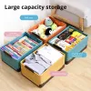 Bins 1pc Foldable Storage Box Wardrobe Storage Box Large Capacity For Toy Clothes Snacks Books Shoes Plastic Box For Car Household