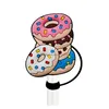 Drinking Sts Donuts Sile St Toppers Accessories Er Charms Reusable Splash Proof Dust Plug Decorative 8Mm/10Mm Party Drop Delivery Ottfk