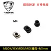 Mlok keymod mutter set m4 m4 m5 vit mutter k/m universal moe