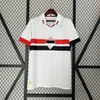 24-25 camisa de futebol camisa branca casa manga curta esportiva masculina