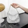 Chique schoudertassen Designer handtassen Tote Pearl Handheld Full Diamond Handtas Single Feestavond Mode Dames 240311