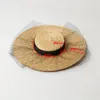 Шляпы с широкими полями 202403-HH7314 Ins Summner Drop, соломенная длинная лента ручной работы, сетка, модная модель, праздничная женская кепка от солнца, женская шляпа для отдыха