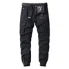 Pantalons pour hommes Pantalons militaires Casual Coton Couleur unie Cargo Hommes Outdoor Trekking Voyage Multi-poches Travail