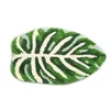 Bath Mats Green Leaf Mat Anti-Slip Palm Shaped Bathroom Cute Super Absorbent Rug