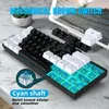 HXSJ V900 RGB Mechanical Keyboard 61-Key Gaming Keyboard Blue Switches Hållbara kompakt Olika belysningslägen Keyboard 240304