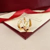 Charm Stud Designer Earring Love Earrings Woman Design Men Earings Classic Diamond Ear Studs Fashion Wedding Holiday Party Christm316f