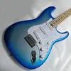 Nieuw!!!Sky Burst Color elektrische gitaar, solide body, esdoorn toets van hoge kwaliteit