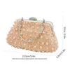 Elegancka torby na ramię Pearl Designer Bag kolacja z koraliki torebka Women Wszechstronna Crossbody Qipao Suknia ślubna ręczne torebki TOTE 240311