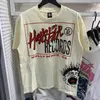 Hellstar mass camiseta lavagem de verão algodão envelhecido masculino e mangas curtas 26