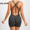 Lu Set Align Lemon Macacão Sem Mangas Romper Sports Fiess One Piece Yoga Suit Sexy Beautiful Back Curto Atlético Bodysuit Ginásio Sportswear w